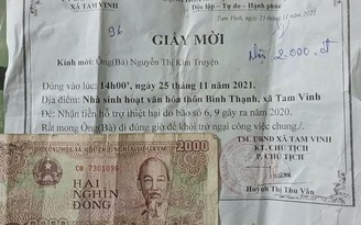 Hỗ trợ người dân thiệt hại mưa bão 2.000 đồng: Chủ tịch tỉnh Quảng Nam nói gì?