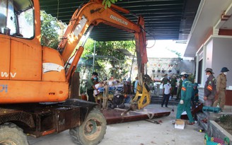 Quảng Nam: Cưỡng chế, tháo dỡ nhà xây dựng trái phép đồ sộ trên đất nông nghiệp