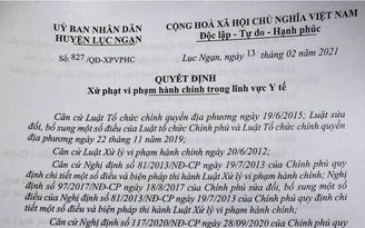Bắc Giang: Bị phạt 10 triệu vì về từ vùng dịch nhưng trốn khai báo y tế