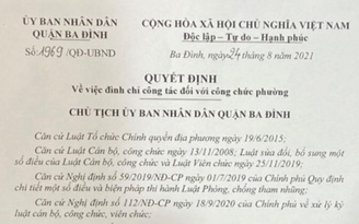 Tiêm vắc xin Covid-19 ‘thần tốc’ giá 1 triệu: Buộc thôi việc công chức phường vi phạm