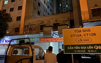 Người đàn ông tử vong sau khi rơi từ tầng cao chung cư ở Hà Nội