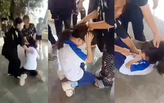 Nữ sinh lớp 6 bị bạn bắt quỳ, đánh hội đồng, quay video tung lên Facebook