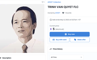 NFT 'Trinh Van Quyet FLC' được rao bán gần 17.000 USD