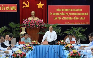 Thủ tướng Nguyễn Xuân Phúc yêu cầu sớm triển khai dự án cao tốc Cần Thơ - Cà Mau