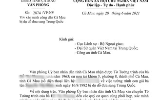 Xác minh thông tin 1 phụ nữ bị dụ dỗ đưa sang Trung Quốc lấy chồng