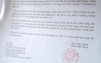 Cà Mau: Dùng văn bản ghi chữ ký nguyên phó chủ tịch tỉnh 6 năm trước để qua chốt