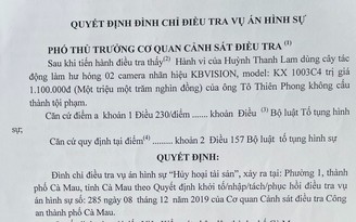 Vụ bị can 'ép' Viện KSND truy tố mình: Đình chỉ điều tra vụ án