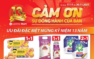 LOTTE Mart tung siêu khuyến mại khủng nhân dịp sinh nhật