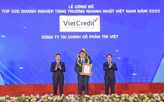 VietCredit được vinh danh trong top 10 của bảng xếp hạng FAST500