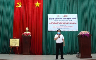 Vedan Việt Nam phối hợp cùng Bệnh viện Shing Mark khám bệnh và phát thuốc miễn phí