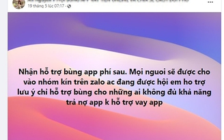 Rủ nhau bùng nợ vay qua app bất chấp hệ lụy