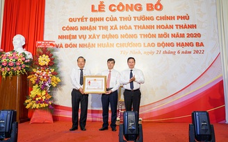 10 năm xây dựng nông thôn mới, huyện đầu tiên ở Tây Ninh về đích