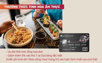 Thưởng thức tinh hoa ẩm thực cùng chiếc thẻ đen quyền lực Agribank JCB Ultimate