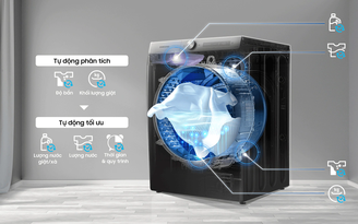 Hai điểm nhấn công nghệ tiện ích trên máy giặt thông minh cho các nàng bận rộn