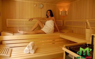 Nhà đẹp và tiện ích nhờ phòng xông hơi hồng ngoại