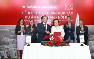 BRG ký kết với đối tác Nhật xây dựng chuỗi đô thị Nhật Tân - Nội Bài