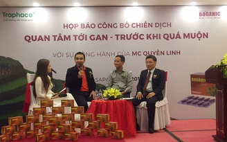 MC Quyền Linh lo cho sức khỏe lá gan