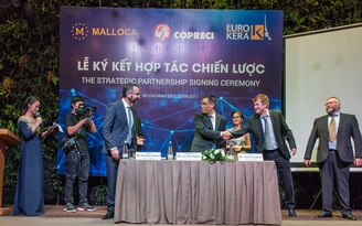 Malloca ký kết hợp tác với Copreci và Eurokera