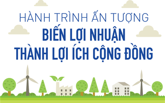 Hành trình ấn tượng biến lợi nhuận thành lợi ích cộng đồng