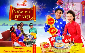 Bánh kẹo Biscafun ra mắt nhiều sản phẩm mới cho mùa tết