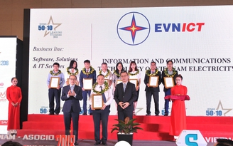 EVNICT vào danh sách 50 doanh nghiệp công nghệ thông tin hàng đầu Việt Nam