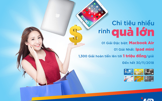 MB triển khai chương trình Khuyến mại 'Chi tiêu nhiều - Rinh quà lớn'