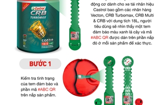 An tâm, bảo vệ từ Castrol cùng 3 bước thao tác với mã #ABC QR