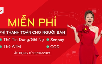 Sendo miễn phí thanh toán cho 300.000 nhà bán hàng