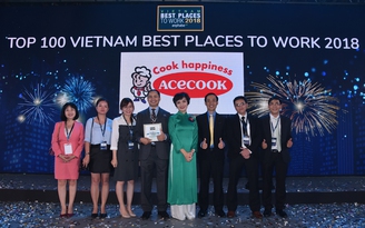 Acecook xếp vị trí 25 trong Khảo sát Nơi làm việc tốt nhất Việt Nam 2018