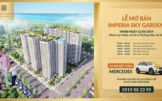 Dự án Imperia Sky Garden ‘gây sốc’ với chương trình mua nhà tặng Mercedes sang trọng