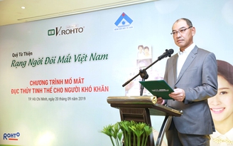Lễ ra mắt Quỹ từ thiện ‘V.Rohto - Rạng ngời đôi mắt Việt Nam’