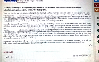 Thực phẩm chức năng không có tác dụng chữa bệnh