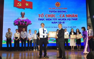 Du lịch Hoàn Mỹ nhận bằng khen của Bộ trưởng Tài chính về nghĩa vụ thuế 2018