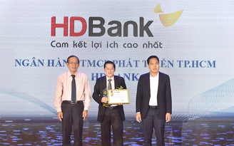 HDBank tiếp tục nhận giải Ngân hàng tài trợ tín dụng xanh tốt bậc nhất