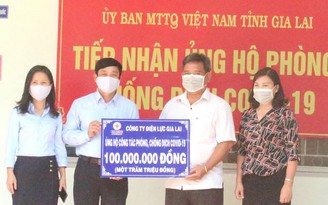 PC Gia Lai ủng hộ 100 triệu đồng phòng chống dịch Covid-19