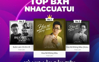 Bộ đôi hoàn hảo Nguyễn Minh Cường và Hoài Lâm thống trị bảng xếp hạng NhacCuaTui