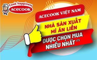 'Nhà sản xuất mì ăn liền được chọn mua nhiều nhất' thuộc về Acecook Việt Nam