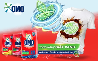 Trải nghiệm bột giặt đa tính năng cùng OMO Công nghệ Giặt Xanh mới