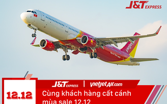 Siêu sale 12.12, J&T Express giao hàng 'nhanh như bay'