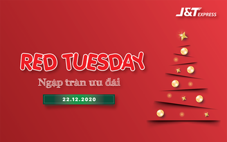 Red Tuesday 22.12 - J&T Express ngập tràn ưu đãi