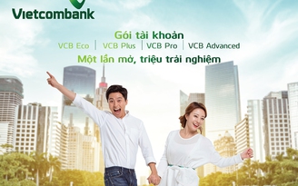 Vietcombank ra mắt 4 gói tài khoản đặc biệt vượt trội dành cho khách hàng cá nhân