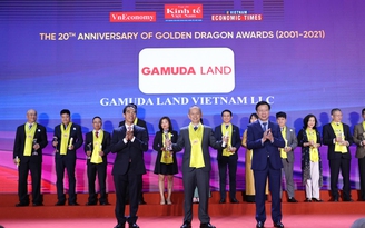 Gamuda Land VN nhận giải thưởng Rồng Vàng 2020 - 2021 vinh doanh các doanh nghiệp FDI