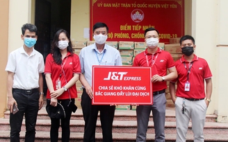 J&T Express triển khai nhiều hình thức hỗ trợ chống dịch Covid-19