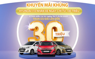 Khuyến mãi khủng Hyundai Grand i10 nhận xe ngay chỉ từ 100 triệu đồng