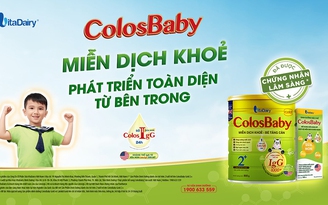 ColosBaby Gold giúp tăng cường miễn dịch, giảm nhiễm khuẩn và tăng cân tốt