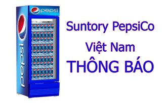 Suntory PepsiCo Việt Nam thông báo