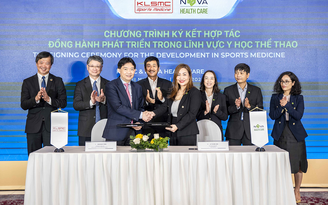 Nova Healthcare và KLSMC hợp tác phát triển Trung tâm Y học thể thao tại Việt Nam