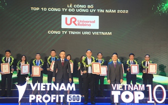 URC Việt Nam lọt top 5 công ty đồ uống uy tín nhất năm 2022