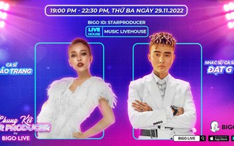 Thảo Trang, Đạt G làm giám khảo chung kết ‘Star Producer by Bigo Live’