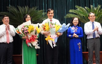 Ông Lê Hòa Bình và bà Phan Thị Thắng làm Phó chủ tịch UBND TP.HCM